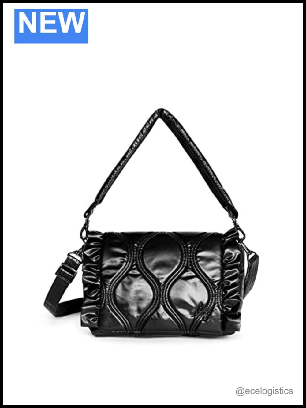 Lug Conga Crossbody Bag - Satchel with Multiple Pockets & Adjustable Straps